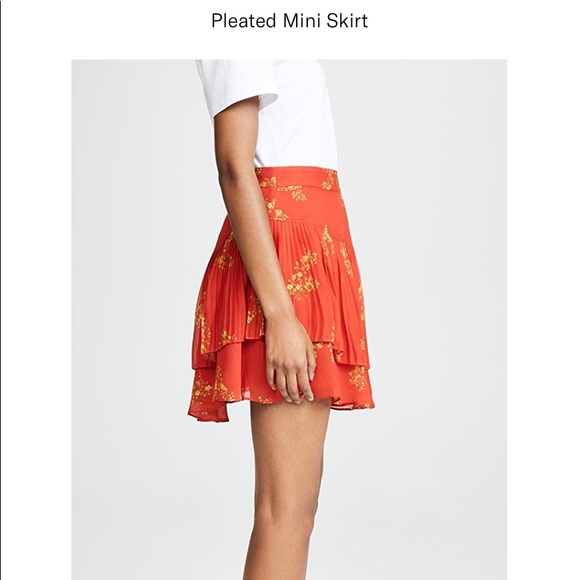 Derek Lam Floral Mini Skirt - Picture 3 of 3